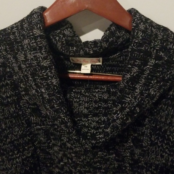 Black Cowl Neck Sweater - Picture 3 of 6